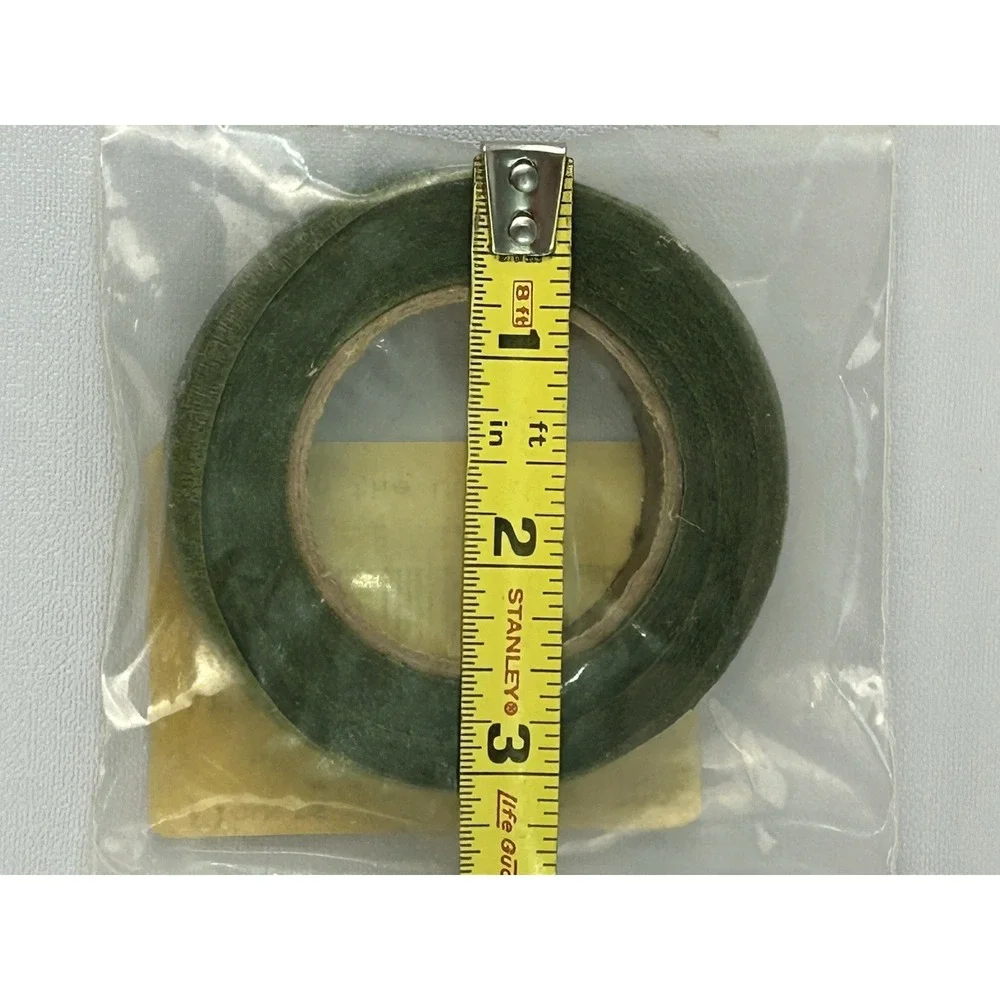 Vintage Teters Floral Tape Green 60 FT USA Craft Florist Supply NOS